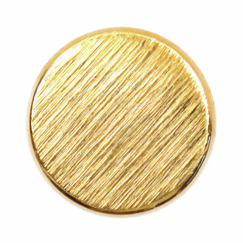 ABC Loose Buttons Gold Metal 15mm